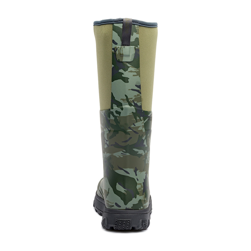 Grundens Deviation Tall Boot Refraction Camo Green