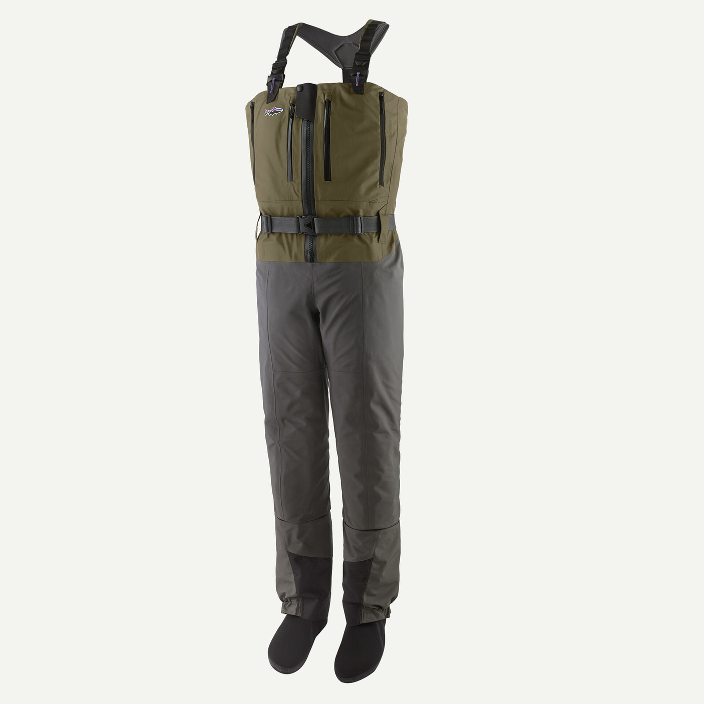 Patagonia M's Swiftcurrent Expedition Zip Front Waders - Basin Green