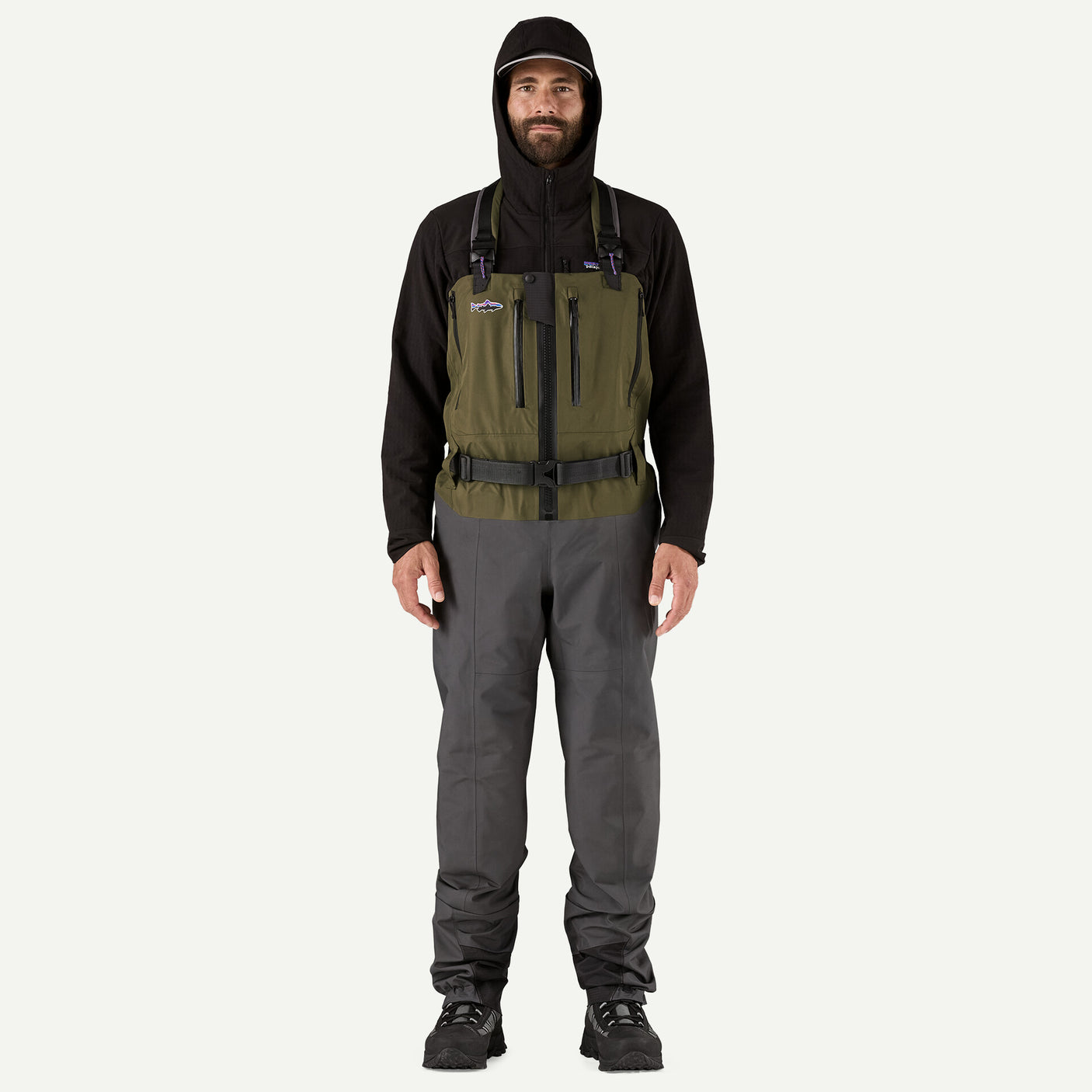 Patagonia M's Swiftcurrent Expedition Zip Front Waders - Basin Green