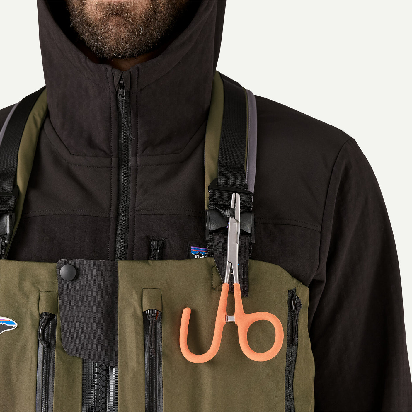 Patagonia M's Swiftcurrent Expedition Zip Front Waders - Basin Green