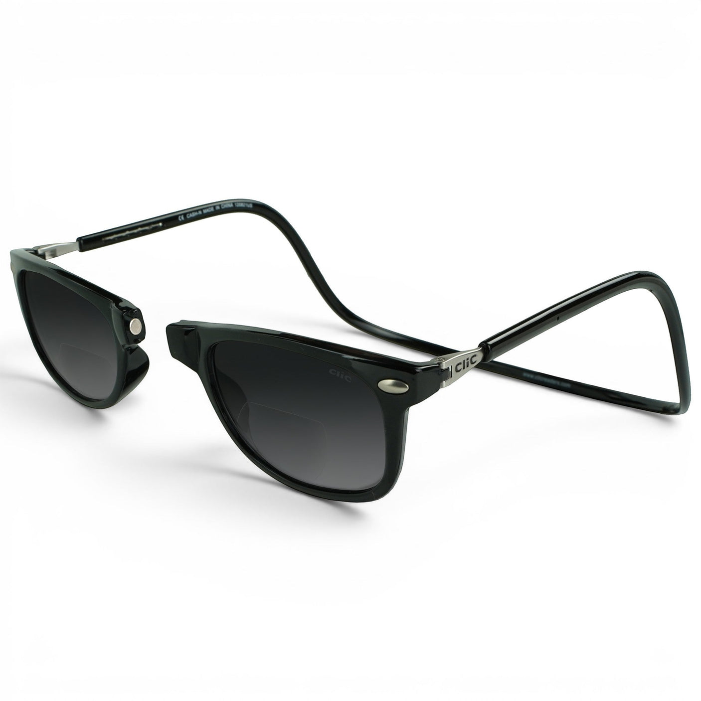 Clic Readers Ashbury Sun Bifocal - Polarized / Black / +3.00