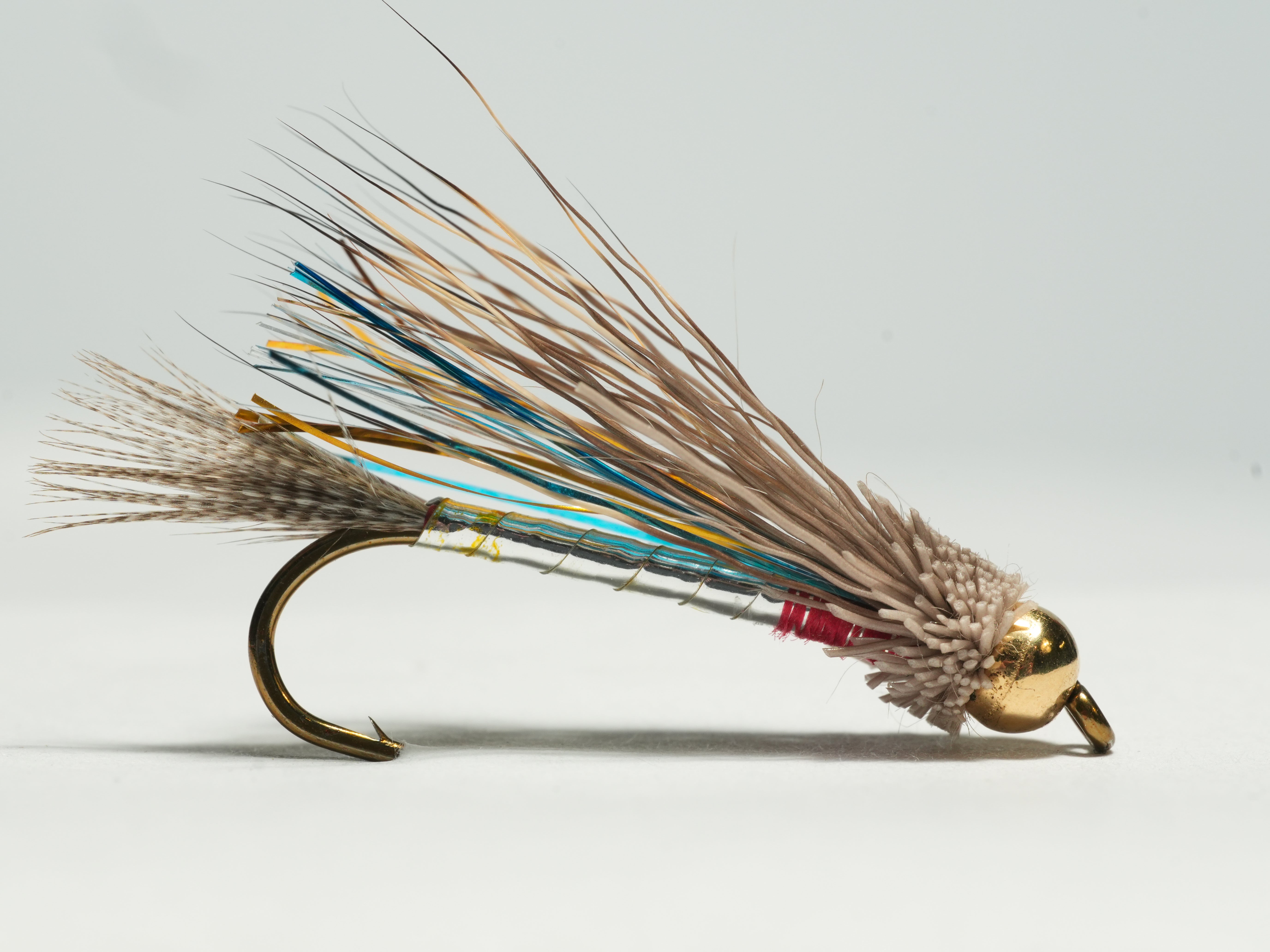 thumbnail image 2 of Black Muddler Minnow Streamer Fly - Size 4 - Classic Trout & Bass Pattern 2 of 6