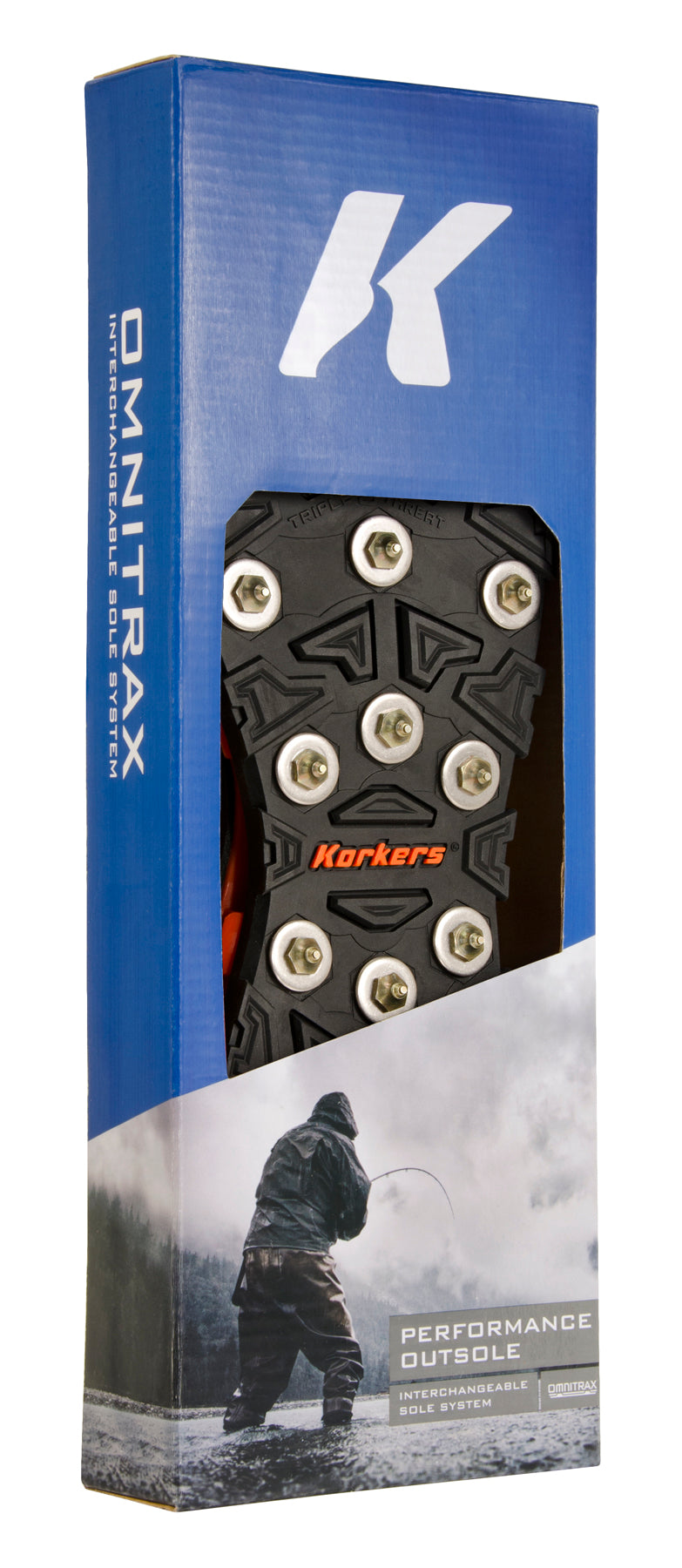Korkers OmniTrax 3.0 Sole Triple Threat Carbide Spike