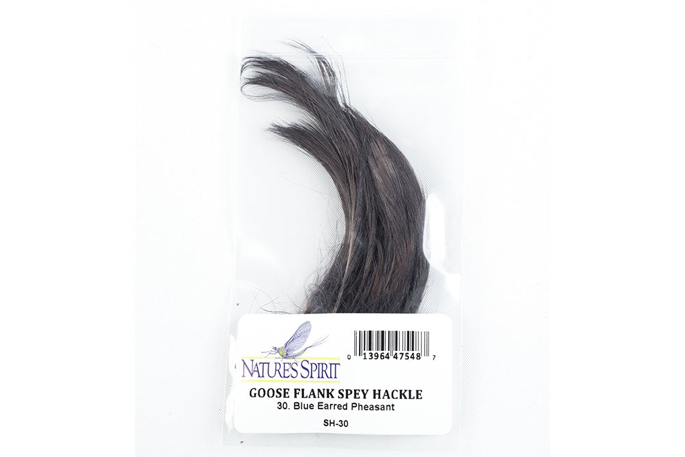 Burnt Goose Flank Spey Hackle