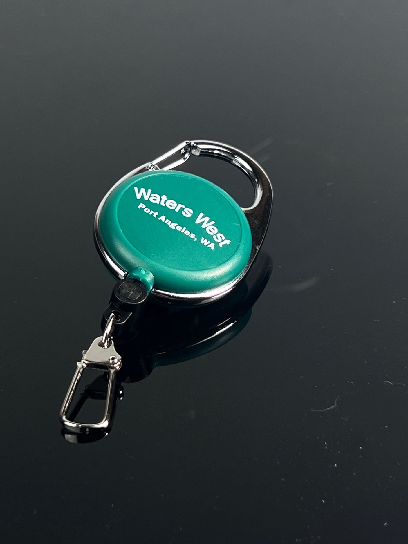 Waters West Logo Tape Measure Retractor/Zinger