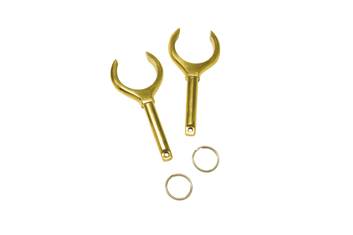 Aire/ Outcast Brass Oar Locks - Small - 2pk