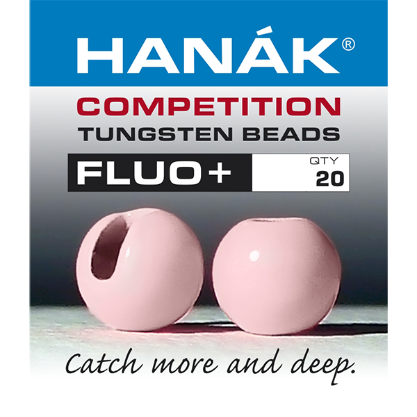 Hanak Tungsten Slotted Beads Fluoro+