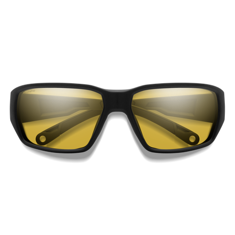 Smith Hookset Matte Black ChromaPop Glass Polarized Low Light Yellow