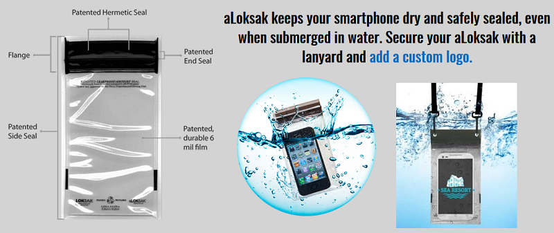 aLOKSAK - waterproof phone case - Click Image to Close