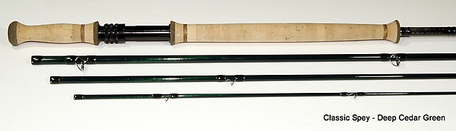 CF Burkheimer Classic Two-Handed Rods