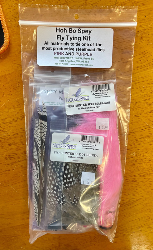 Tie your Own Hoh-Bo Spey - Pink & Purple