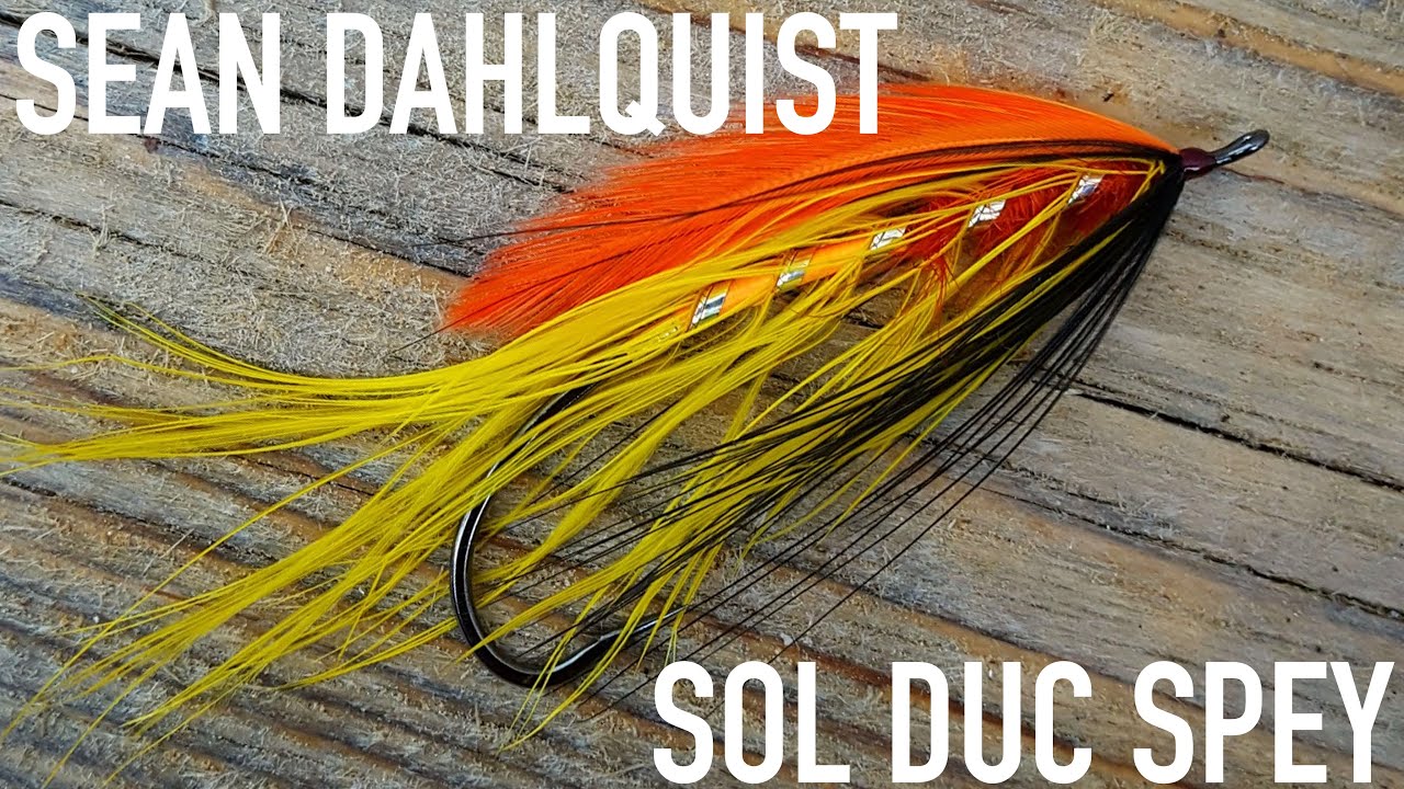 Sean Dahlquist ties The Sol Duc Spey