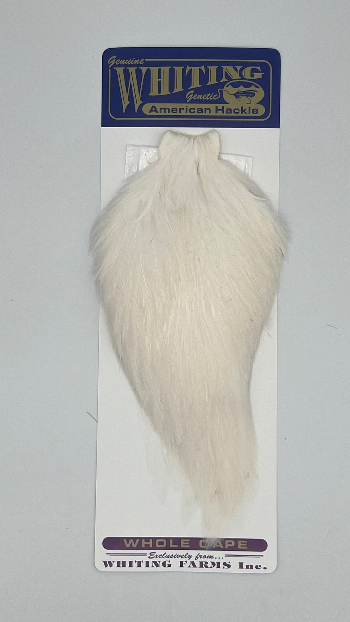 Whiting American Rooster Cape White Dyed