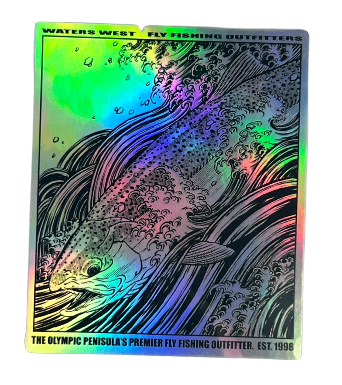 Holographic Steelhead Sticker