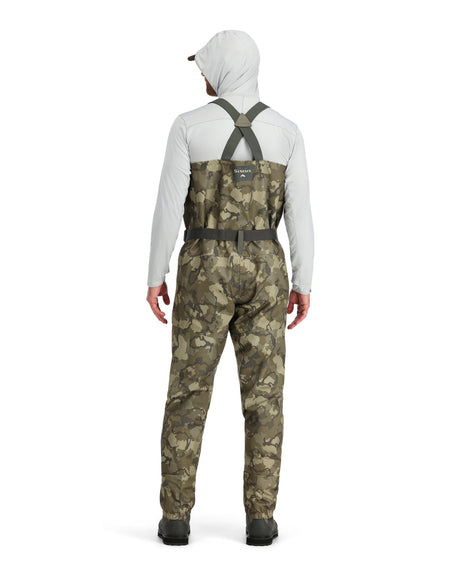 Simms M's Tributary Stockingfoot Wader - Regiment Camo Olive Drab