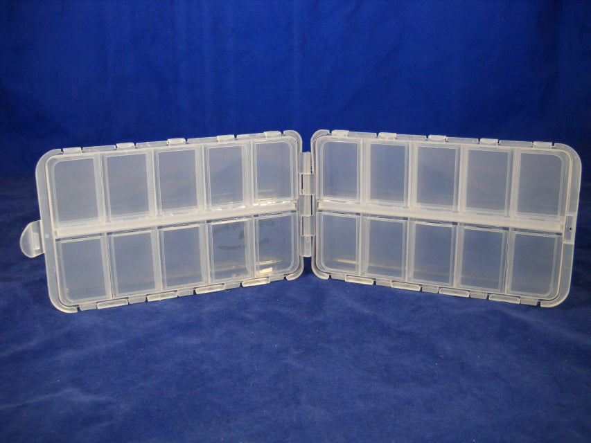 20 Compartment Clear Poly Box