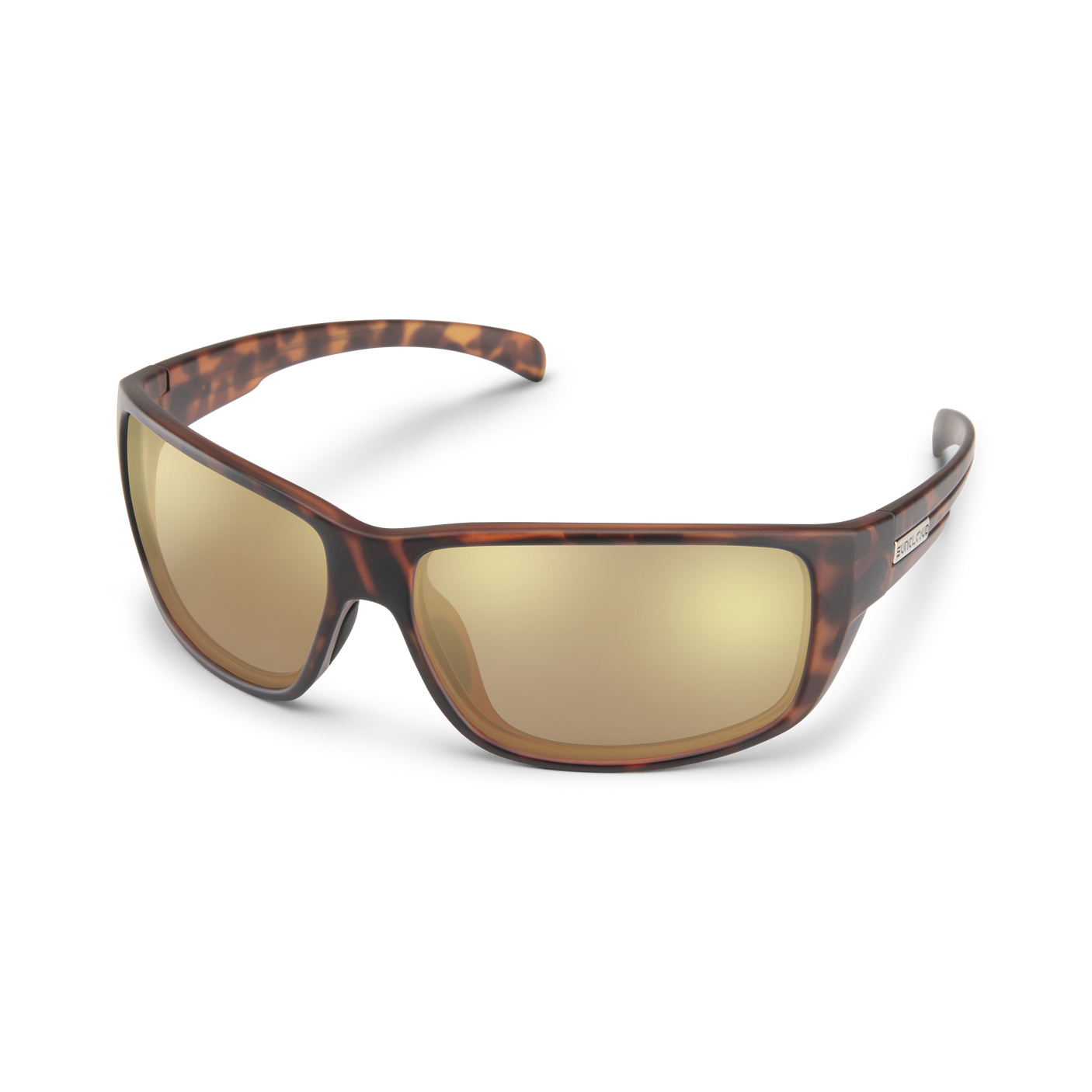 SunCloud Milestone Matte Tortoise Polarized Sienna Mirror