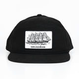 Grundens Logo Flat Brim Hat