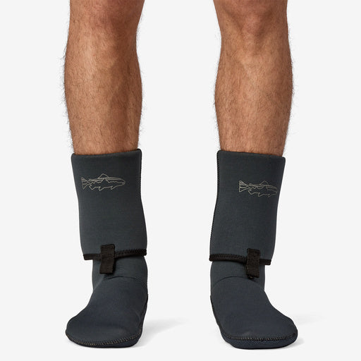 Yulex Wading Socks with Gravel Guard Black