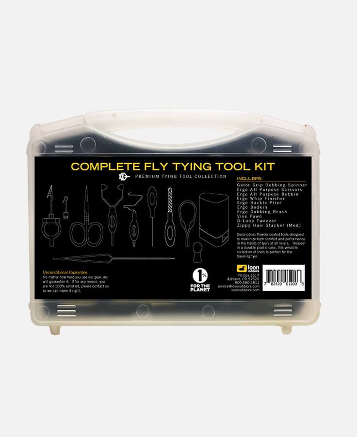 Loon Complete Fly Tying Tool Kit - Black