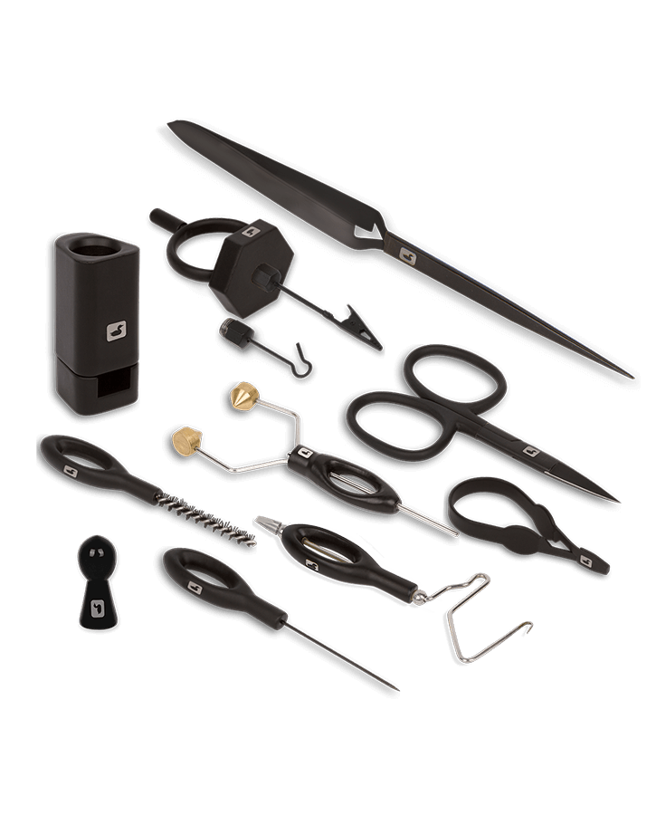 Loon Complete Fly Tying Tool Kit - Black