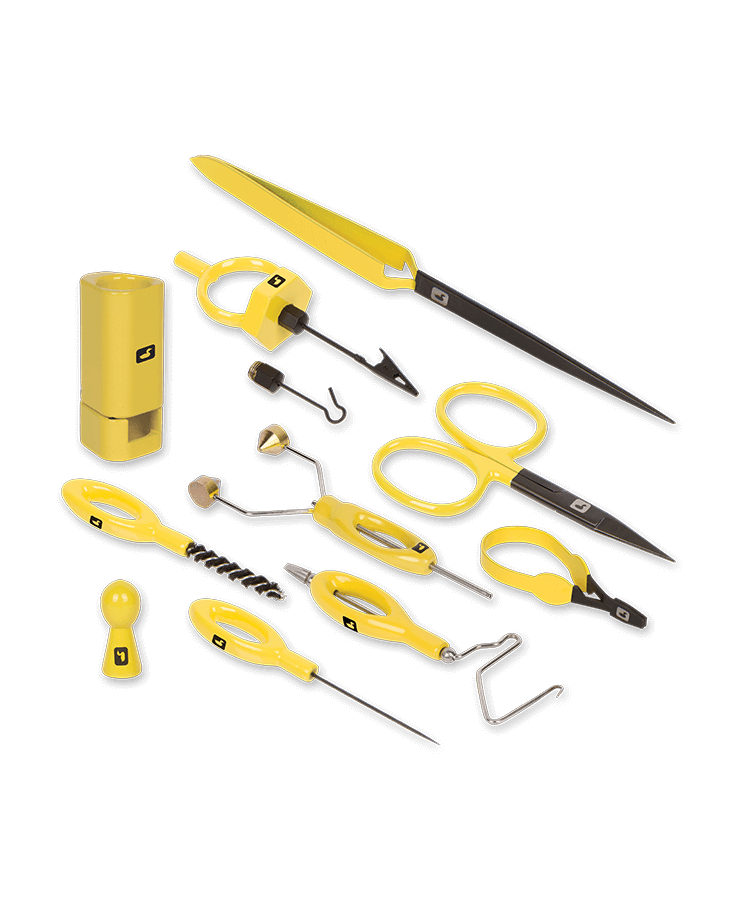 Loon Complete Fly Tying Tool Kit - Yellow