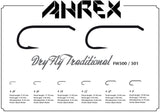 Ahrex FW500 Dry Fly Traditional Hook - Barbed