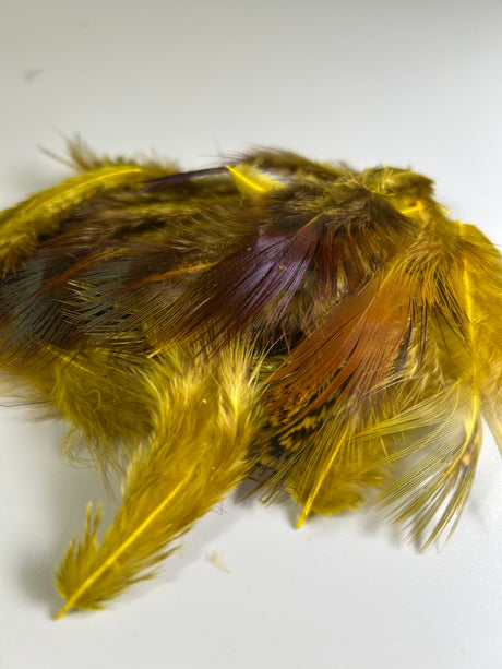 Ringneck Pheasant Rump Hackle Loose Feathers
