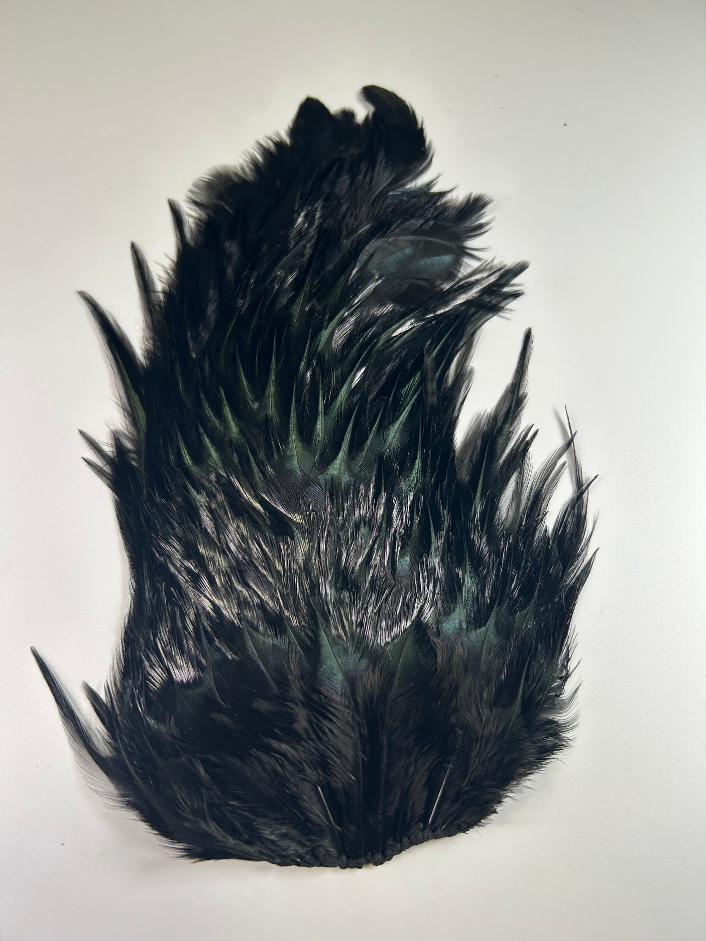 Indian Rooster Saddle Patch Black