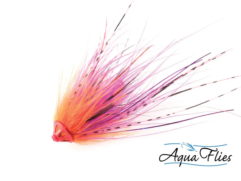 Stu's Metal Head Tube - Orange/Fuschia