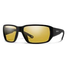 Smith Hookset Matte Black ChromaPop Glass Polarized Low Light Yellow