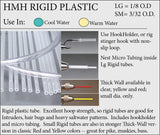 HMH Small Rigid Tubes 3/32 OD x 5”