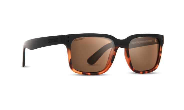 Epoch  Romeo Sunglasses Black Tortoise/HC Brown