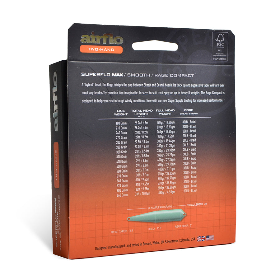 Airflo Superflo Max Smooth - Rage Compact