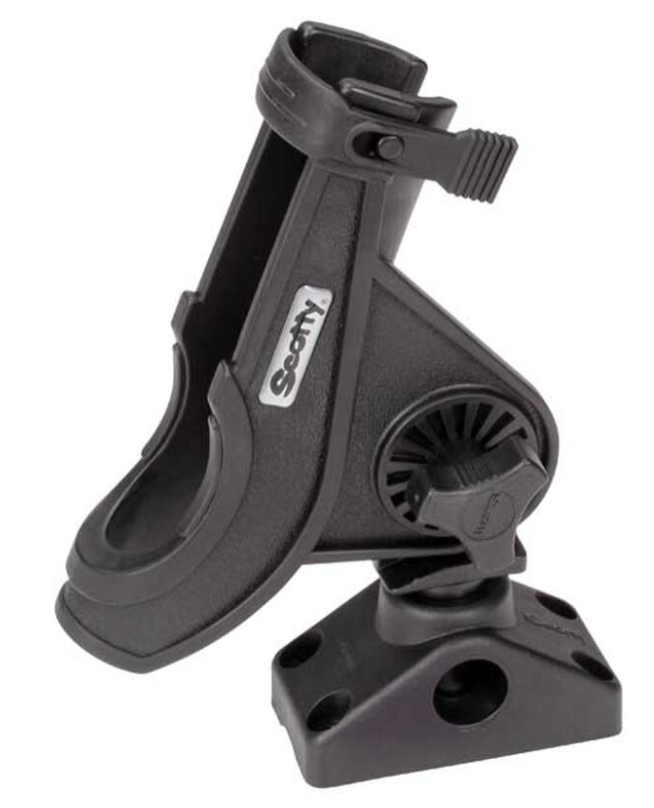 Scotty Baitcaster/Spinning Rod Holder w/ 241 Side/Deck Mount