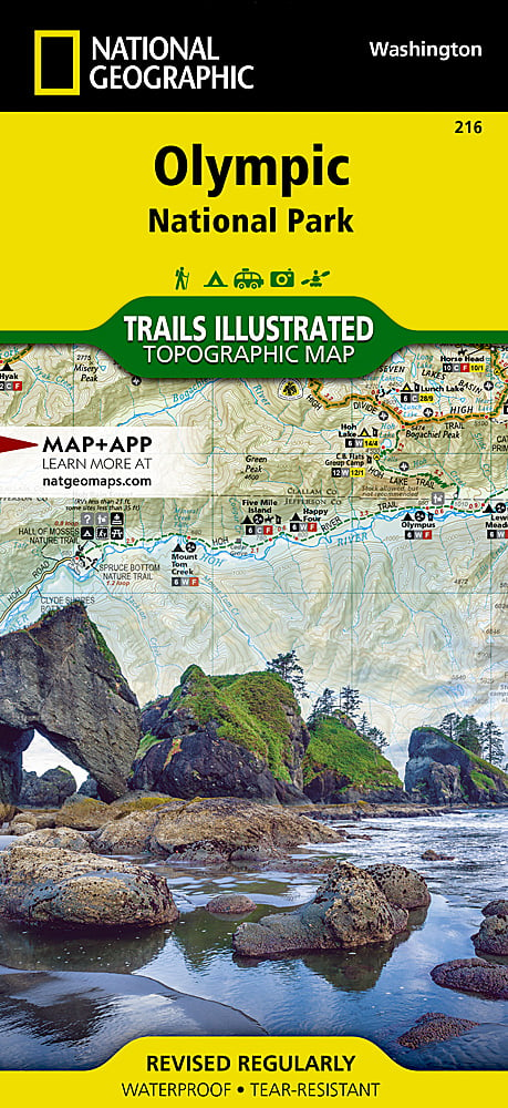 National Geographic Olympic National Park Map