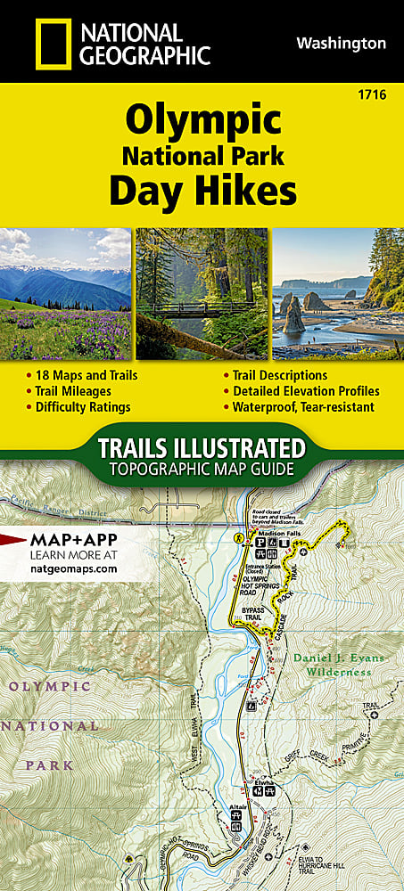 National Geographic Olympic National Park Map