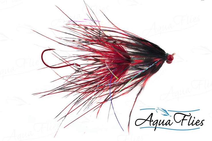 Stu's Barred Ostrich Intruder - Red/Black