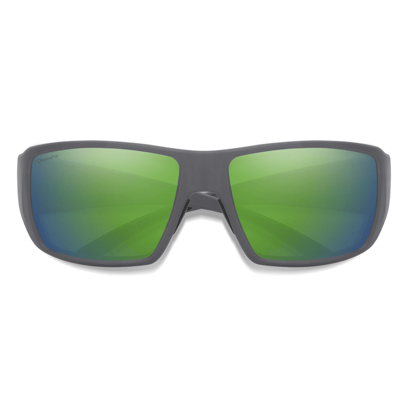 Smith Guide’s Choice Matte Cement ChromaPop Polarized Green Mirror