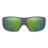 Smith Guide’s Choice Matte Cement ChromaPop Polarized Green Mirror