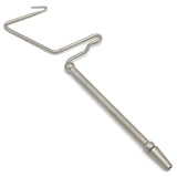 DR SLICK  Whip Finisher. 4". Rotary. Satin. w/ Half Hitch Tool. Stainless Steel"