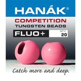 Hanak Tungsten Slotted Beads Fluoro+
