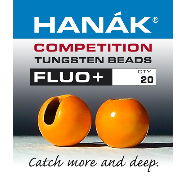 Hanak Tungsten Slotted Beads Fluoro+