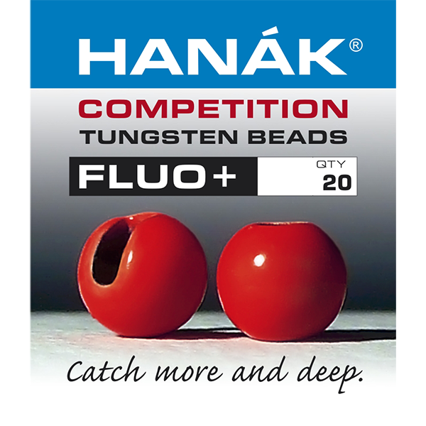 Hanak Tungsten Slotted Beads Fluoro+