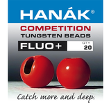 Hanak Tungsten Slotted Beads Fluoro+