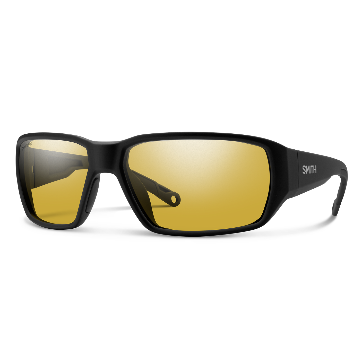 Smith Hookset Matte Black ChromaPop Glass Polarized Low Light Yellow