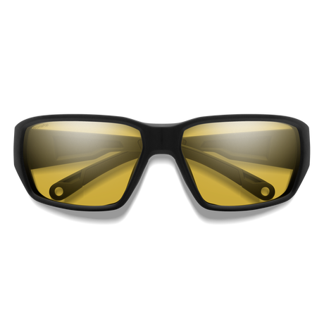 Smith Hookset Matte Black ChromaPop Glass Polarized Low Light Yellow