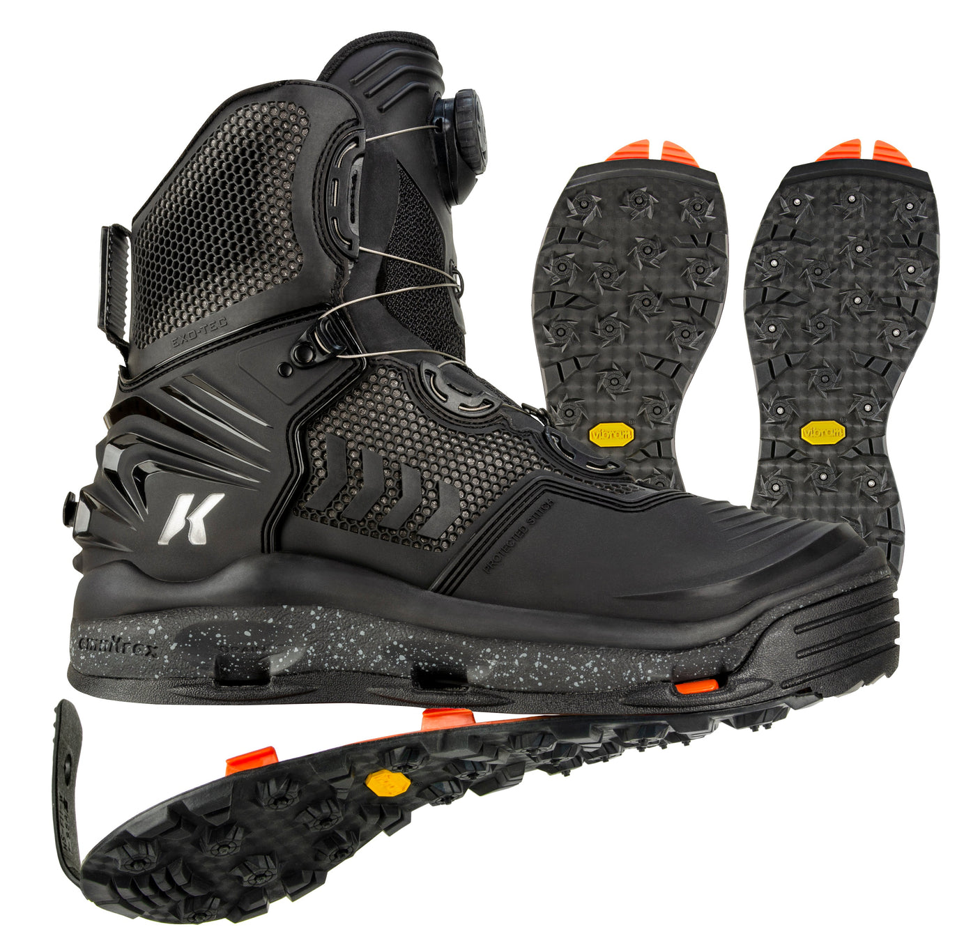 Korkers River Ops BOA Wading Boot Felt/Vibram