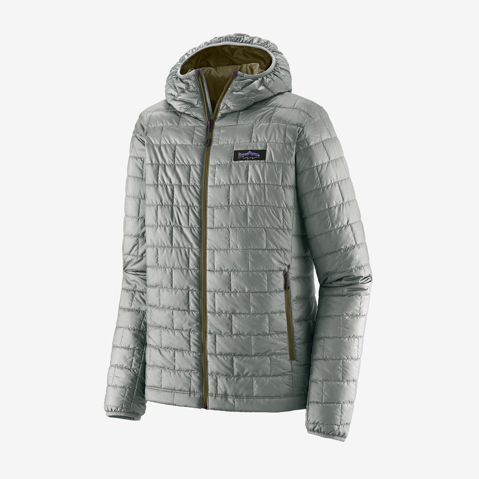 新品patagonia ナノパフ Wear® Worn Patagonia – Hoody Trout Roy Fitz Puff® Nano Men's フーディ トラウト フィッツロイ ジャケット・アウター