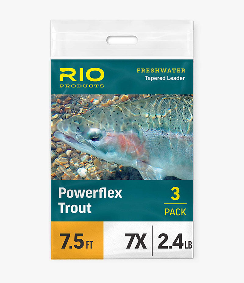 Rio Powerflex Trout Leader 3PK